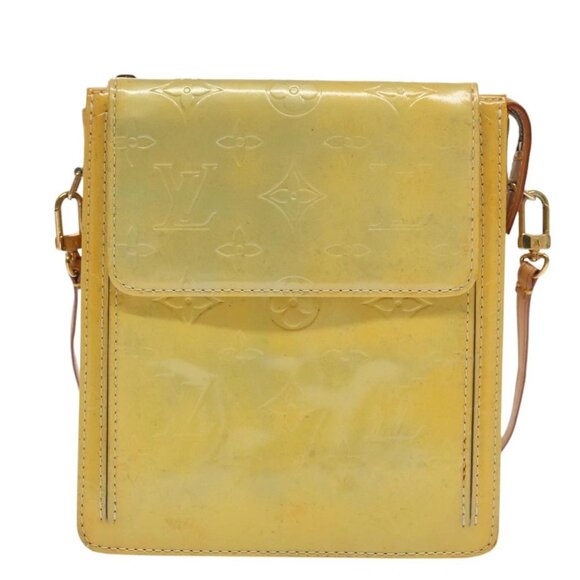 LOUIS VUITTON Monogram Vernis Motto Accessory Pouch Gris - Picture 11 of 16